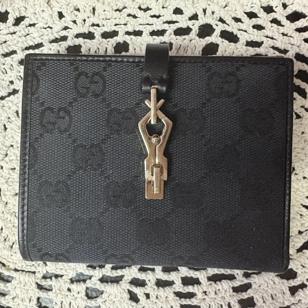 Gucci GG Canvas Wallet- Authentic- New in Box